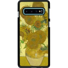 Coque Samsung Galaxy S10 - Tableau art - Les Tournesols - Van Gogh