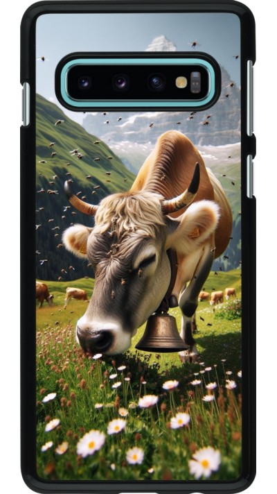 Coque Samsung Galaxy S10 - Vache montagne Valais