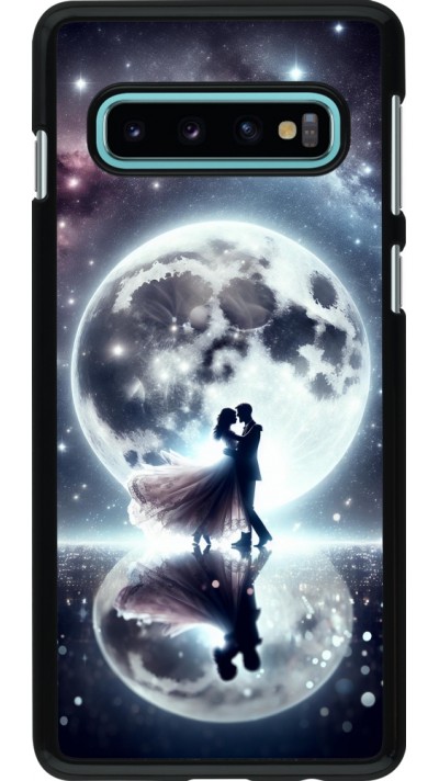Samsung Galaxy S10 Case Hülle - Valentin 2024 Liebe unter dem Mond