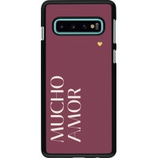 Samsung Galaxy S10 Case Hülle - Valentine 2024 mucho amor rosado