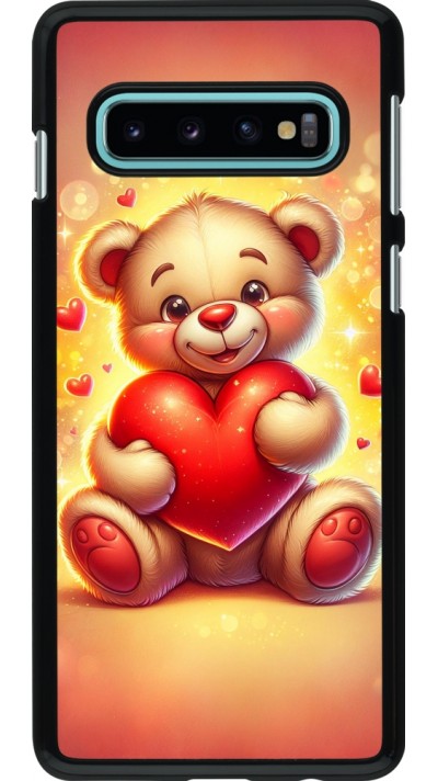 Samsung Galaxy S10 Case Hülle - Valentin 2024 Teddy Liebe