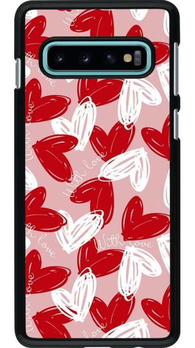 Samsung Galaxy S10 Case Hülle - Valentine 2024 with love heart
