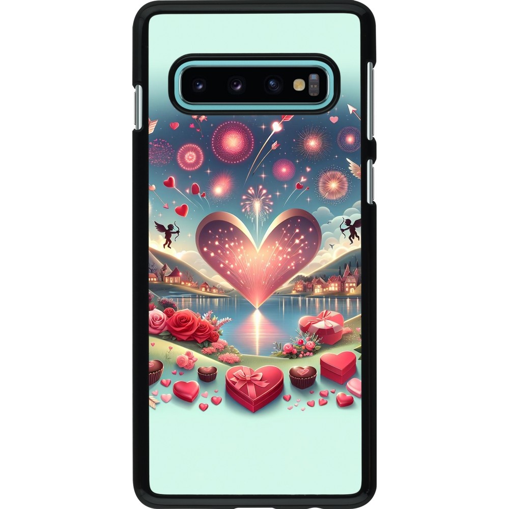 Samsung Galaxy S10 Case Hülle - Valentin 2025 Schick