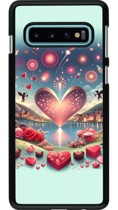 Samsung Galaxy S10 Case Hülle - Valentin 2025 Schick