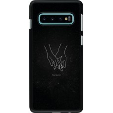 Samsung Galaxy S10 Case Hülle - Valentine 2023 hands forever
