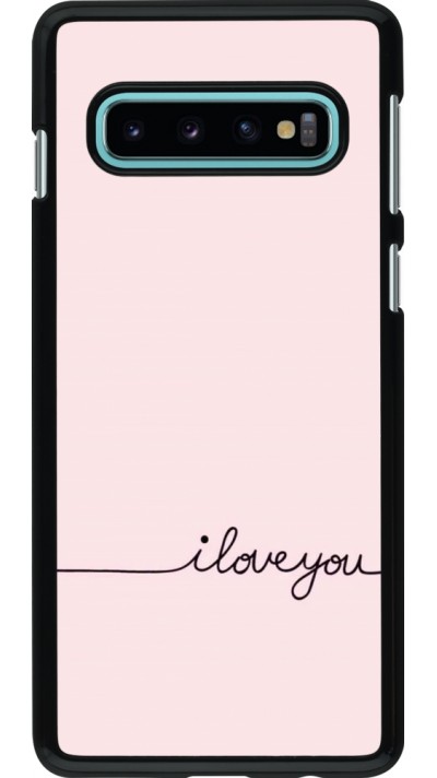 Coque Samsung Galaxy S10 - Valentine 2023 i love you writing