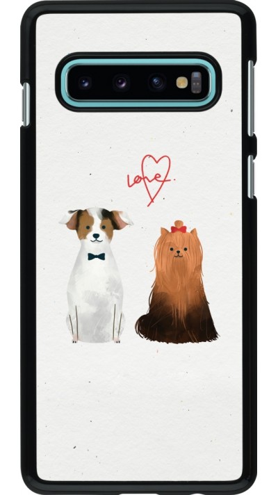 Coque Samsung Galaxy S10 - Valentine 2023 love dogs
