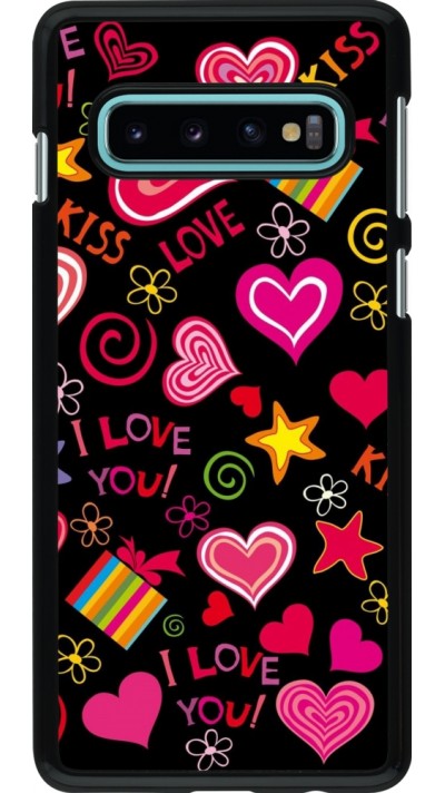 Coque Samsung Galaxy S10 - Valentine 2023 love symbols