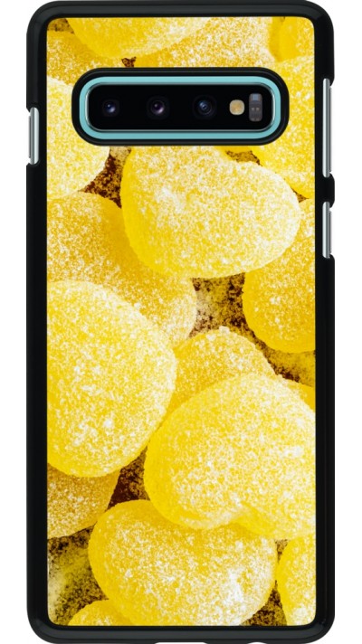 Coque Samsung Galaxy S10 - Valentine 2023 sweet yellow hearts