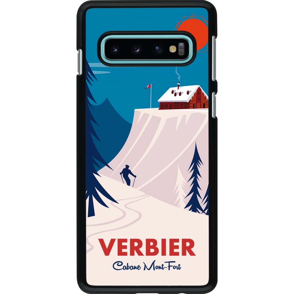 Samsung Galaxy S10 Case Hülle - Verbier Cabane Mont-Fort