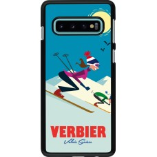 Samsung Galaxy S10 Case Hülle - Verbier Ski Downhill