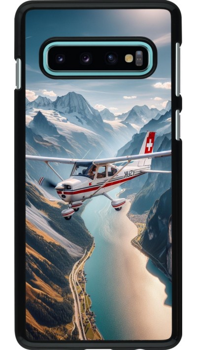 Coque Samsung Galaxy S10 - Vol Alpin Suisse