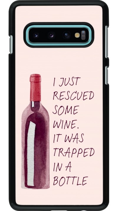 Coque Samsung Galaxy S10 - I just rescued some wine