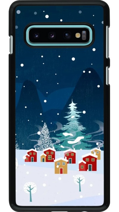 Coque Samsung Galaxy S10 - Winter 22 Small Town
