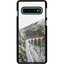 Coque Samsung Galaxy S10 - Winter 25 Winter polar express