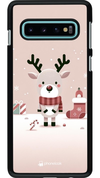 Samsung Galaxy S10 Case Hülle - Weihnachten 2023 Choupinette Rentier