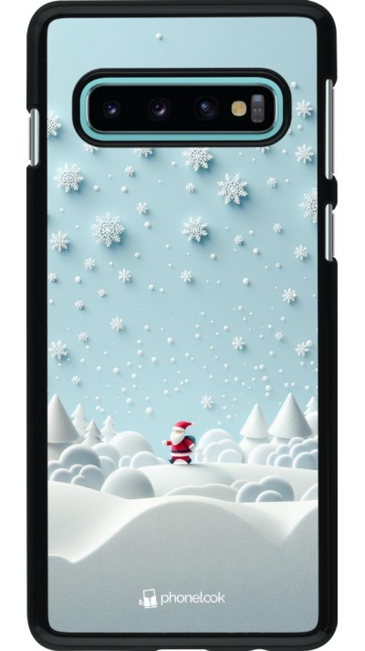 Samsung Galaxy S10 Case Hülle - Weihnachten 2023 Kleiner Vater Schneeflocke