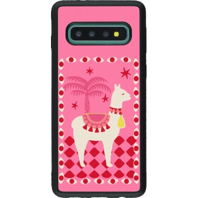 Coque Samsung Galaxy S10 - Silicone rigide noir Alpaca 2026