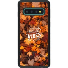 Samsung Galaxy S10 Case Hülle - Silikon schwarz Autumn 25 Autumn vibes