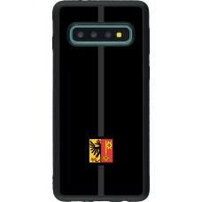 Coque Samsung Galaxy S10 - Silicone rigide noir Canton GE noir