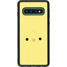 Samsung Galaxy S10 Case Hülle - Silikon schwarz Easter 2026 Little chicken