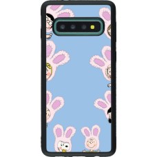 Samsung Galaxy S10 Case Hülle - Silikon schwarz Easter 2026 Snoopy