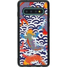 Samsung Galaxy S10 Case Hülle - Silikon schwarz Easter 2023 japanese fish