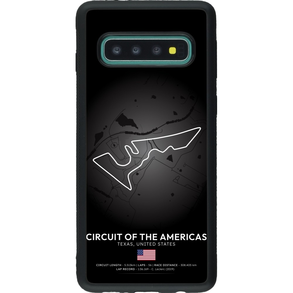 Samsung Galaxy S10 Case Hülle - Silikon schwarz F1 Track 2025 United States