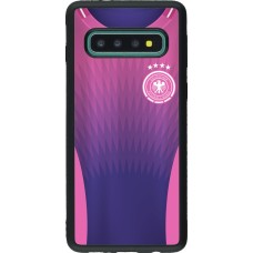 Samsung Galaxy S10 Case Hülle - Silikon schwarz Deutschland Away personalisierbares Fussballtrikot