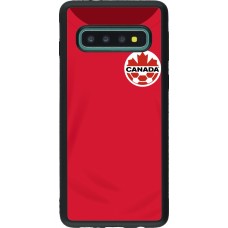 Samsung Galaxy S10 Case Hülle - Silikon schwarz Kanada 2022 personalisierbares Fussballtrikot