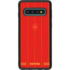 Samsung Galaxy S10 Case Hülle - Silikon schwarz Spanien 2026 personalisierbares Fussballtrikot