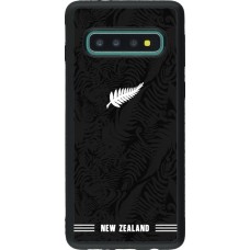 Samsung Galaxy S10 Case Hülle - Silikon schwarz Neuseeland 2026 personalisierbares Fussballtrikot