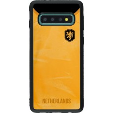 Samsung Galaxy S10 Case Hülle - Silikon schwarz Holland 2022 personalisierbares Fußballtrikot
