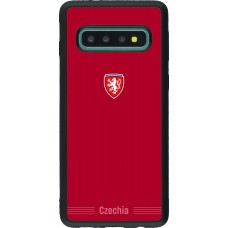 Samsung Galaxy S10 Case Hülle - Silikon schwarz Tschechische Republik 2026 personalisierbares Fussballtrikot