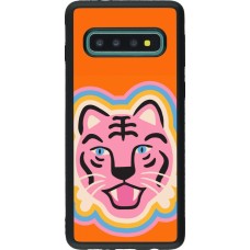 Samsung Galaxy S10 Case Hülle - Silikon schwarz Lion colors 2026