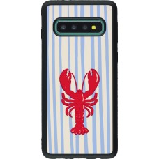 Coque Samsung Galaxy S10 - Silicone rigide noir Red lobster 2026
