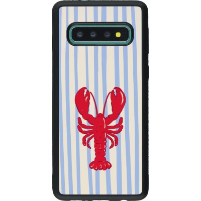 Coque Samsung Galaxy S10 - Silicone rigide noir Red lobster 2026