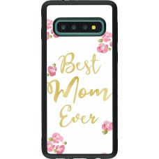 Samsung Galaxy S10 Case Hülle - Silikon schwarz Mom 2024 best Mom ever
