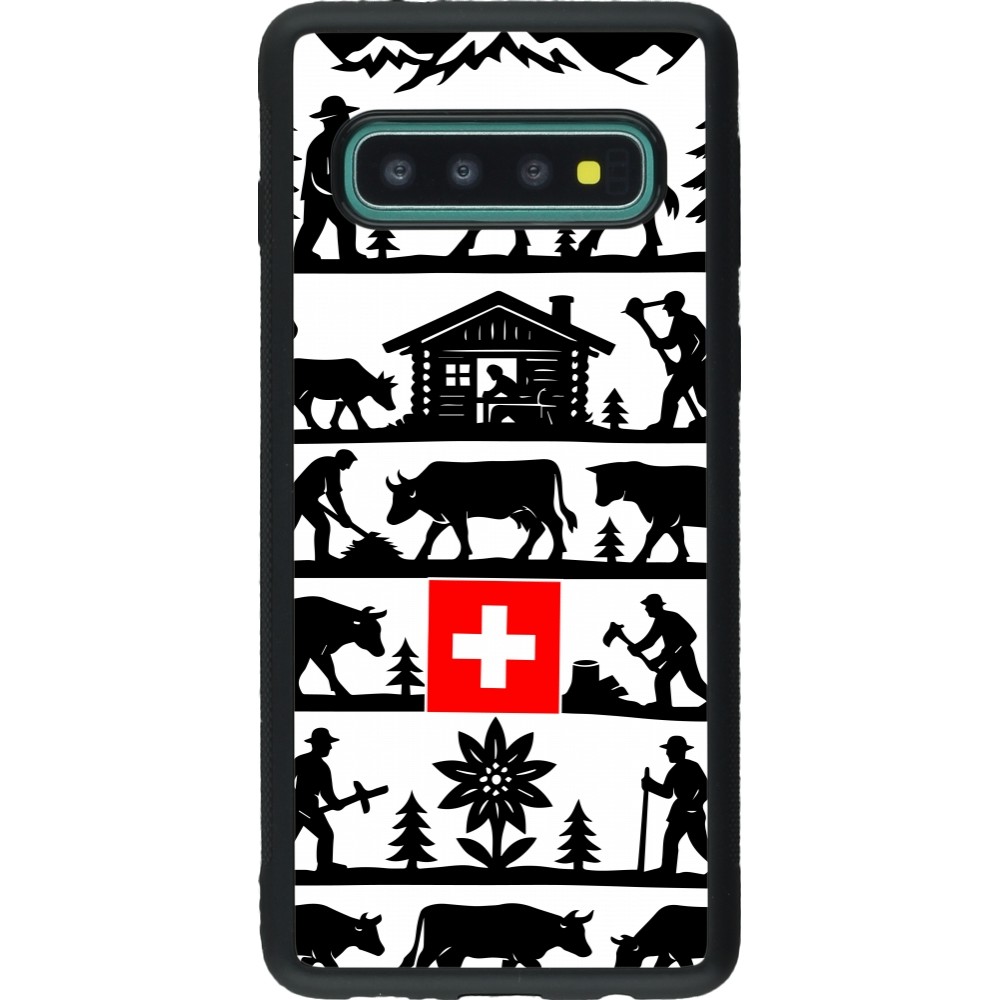 Samsung Galaxy S10 Case Hülle - Silikon schwarz Poya Schweiz 1