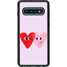 Coque Samsung Galaxy S10 - Silicone rigide noir Saint Valentines Day 26 Heart