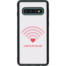 Coque Samsung Galaxy S10 - Silicone rigide noir Saint Valentines Day 26 Love is in the air
