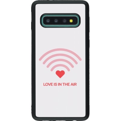 Samsung Galaxy S10 Case Hülle - Silikon schwarz Saint Valentines Day 26 Love is in the air