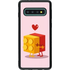 Coque Samsung Galaxy S10 - Silicone rigide noir Saint Valentines Day 26 Puzzle