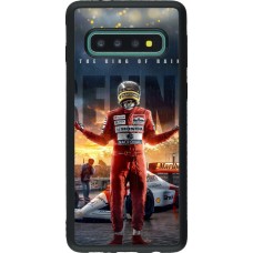 Coque Samsung Galaxy S10 - Silicone rigide noir Senna The King of Rain