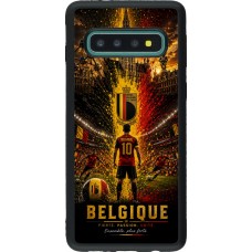 Samsung Galaxy S10 Case Hülle - Silikon schwarz Fussball Belgien splash 2026