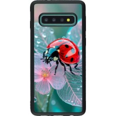 Coque Samsung Galaxy S10 - Silicone rigide noir Ladybird in bloom Spring 2026