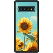 Samsung Galaxy S10 Case Hülle - Silikon schwarz Sunflowers Summer 2026