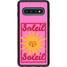 Samsung Galaxy S10 Case Hülle - Silikon schwarz Sun sun 2026