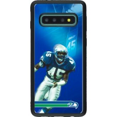 Samsung Galaxy S10 Case Hülle - Silikon schwarz Super Bowl 26 Seattle 1