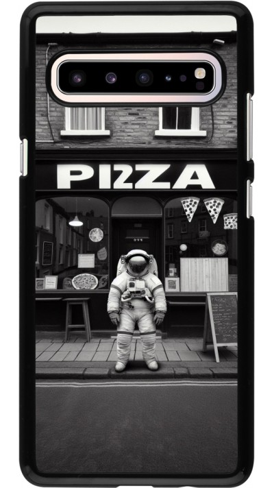 Coque Samsung Galaxy S10 5G - Astronaute devant une Pizzeria